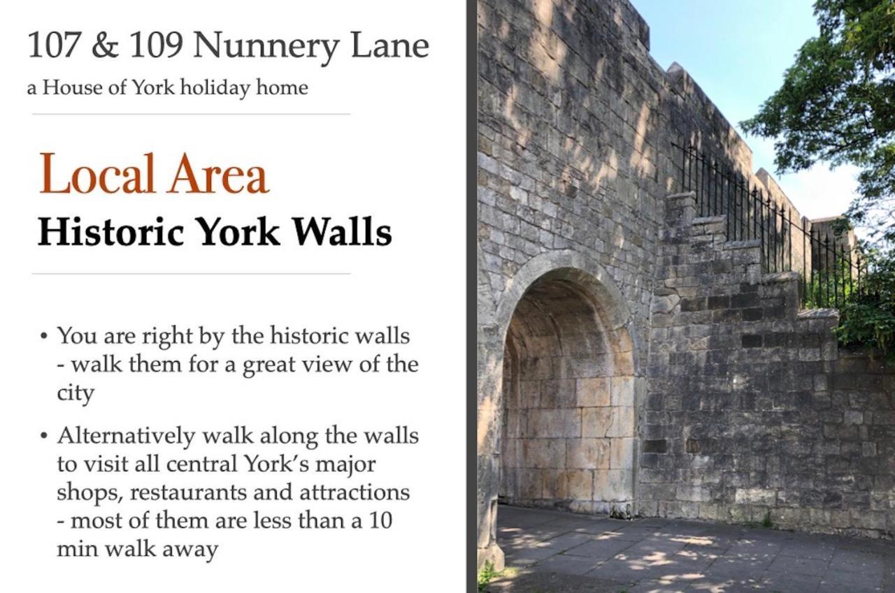 107 And 109 Nunnery Lane Vila York Exterior foto